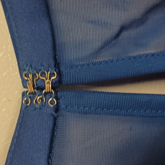 David's Bridal Horizon Blue sleeveless dress women's size 18 NWT - Picture 7 of 14